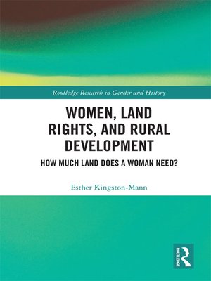 cover image of Women, Land Rights and Rural Development